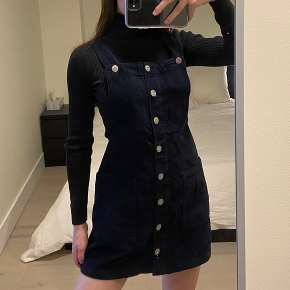 3/50$ BDG Urban Outfitters Overall Dress - Picture 1 of 4